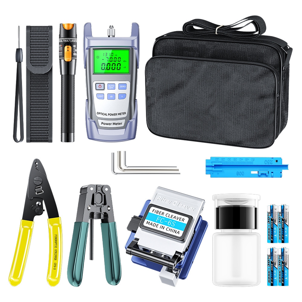 Professional Fiber Optic Tool Kit – Complete Solution for Splicing, Testing & Maintenance