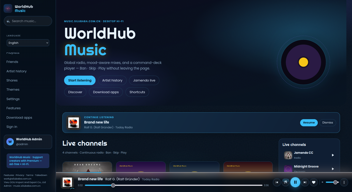 A Place to Hear a Song and Make the Next One: WorldHub Music Arrives as a Full Listening-and-Making Home